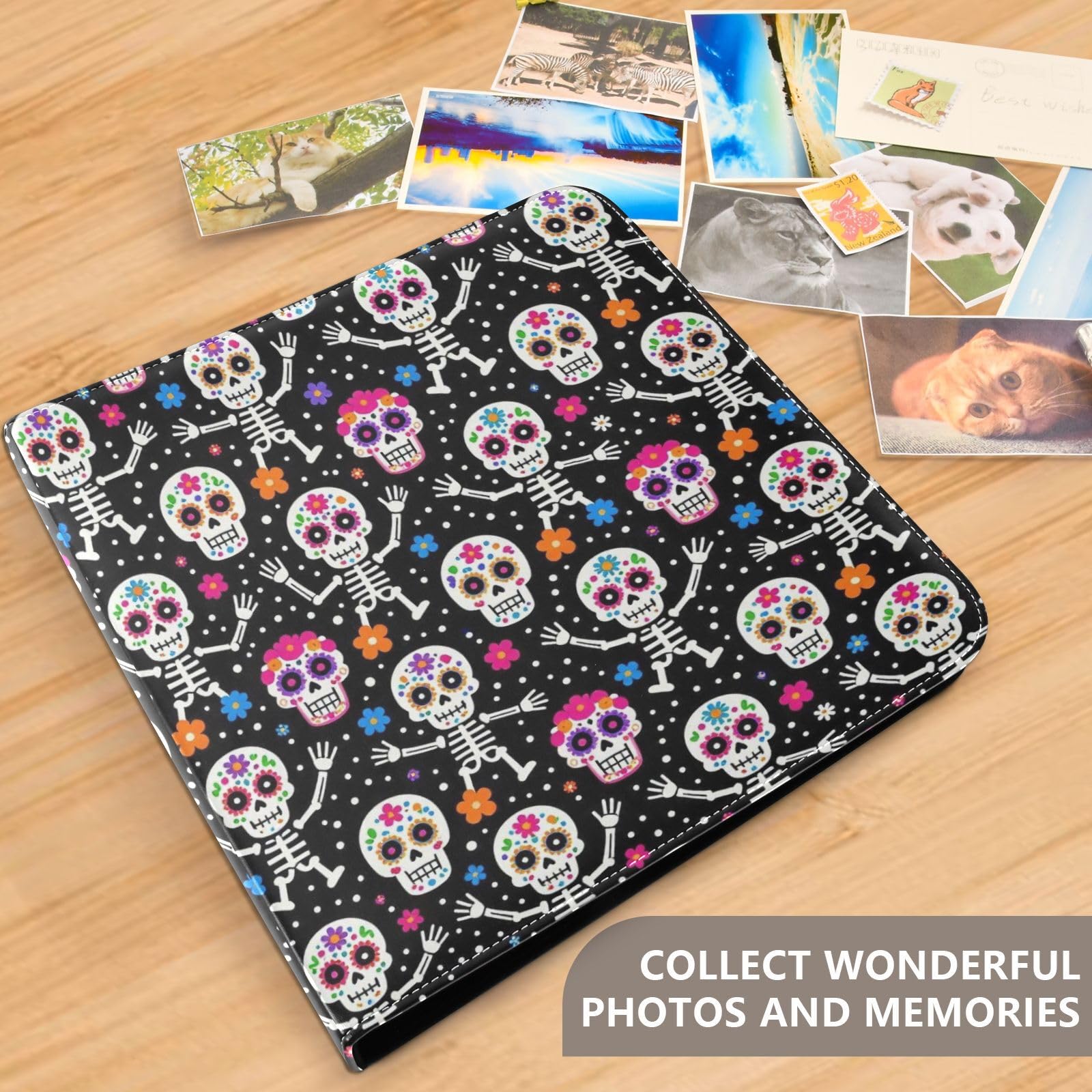 Album de scrapbooking en cuir facile à nettoyer au quotidien