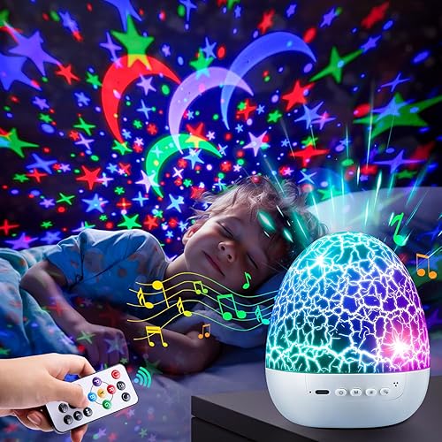 PIKOY Luz nocturna para guardería con sonidos