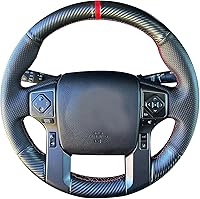 Vista 17 de Funda de volante personalizada para Toyota Tacoma 2012-2023 / Tundra 2014-2021/ 4Runner 2010-2012 2013 2014 2015 2016 2017 2018 2019 2020 2021 2022