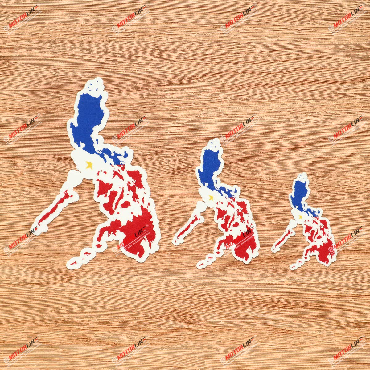 Buy Philippines Colors Filipino Pilipinas Vinyl Decal Sticker 3 Pack