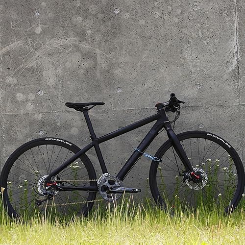 Miniatura 6 de CROPS Q-BIRO - Cable de bloqueo de bicicleta, 3 pies, negro, antirrobo de 3 dígitos con memoria de forma reiniciable, bloqueo de cable con