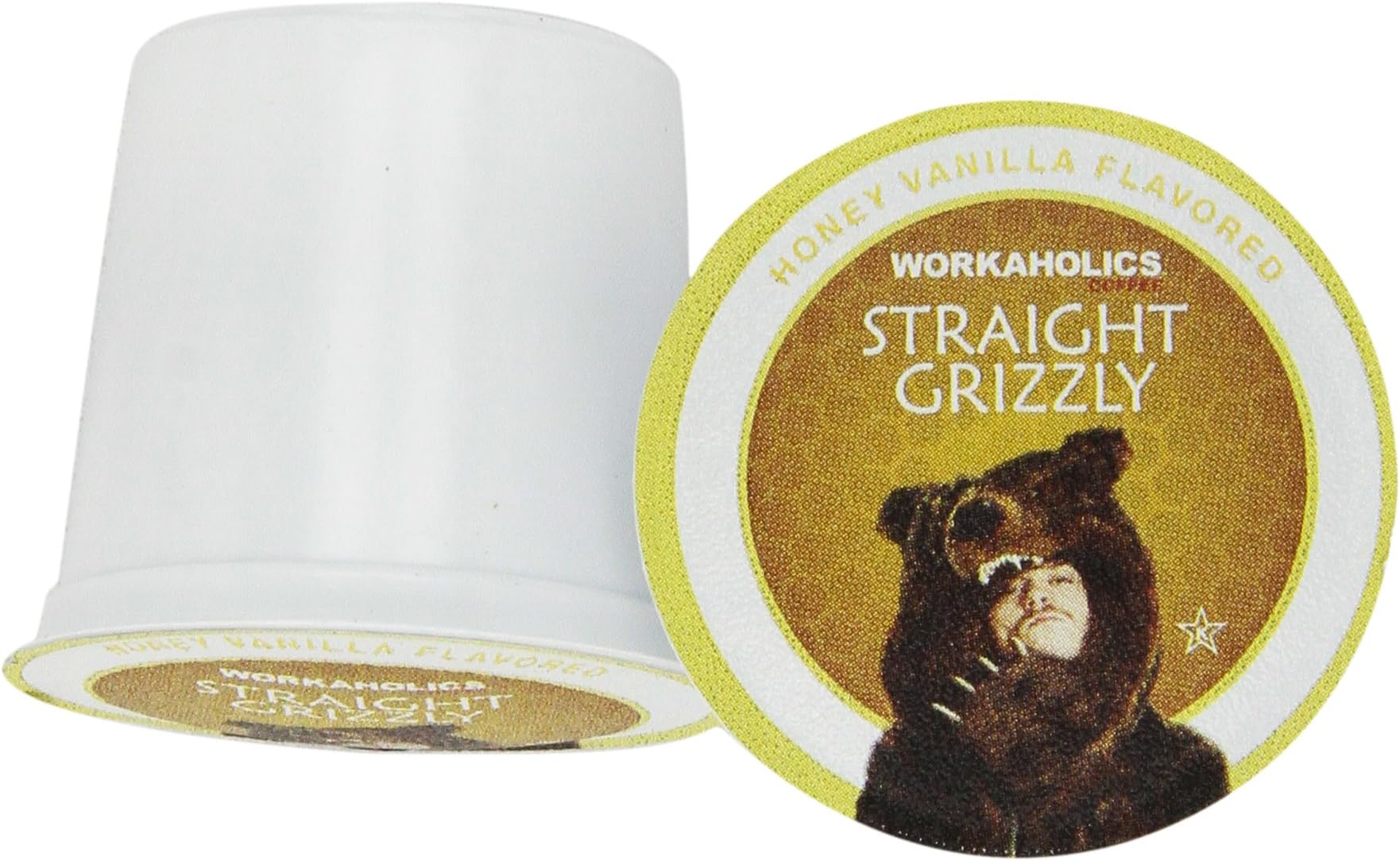 Workaholics Straight Grizzly Single-Cup Coffee for Keurig K-Cup Brewers 12-Count