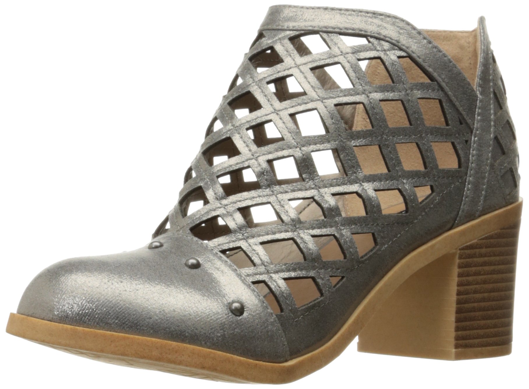 Michael Antonio Women's Stacey-Met Ankle Bootie, Pewter, 6.5 M US