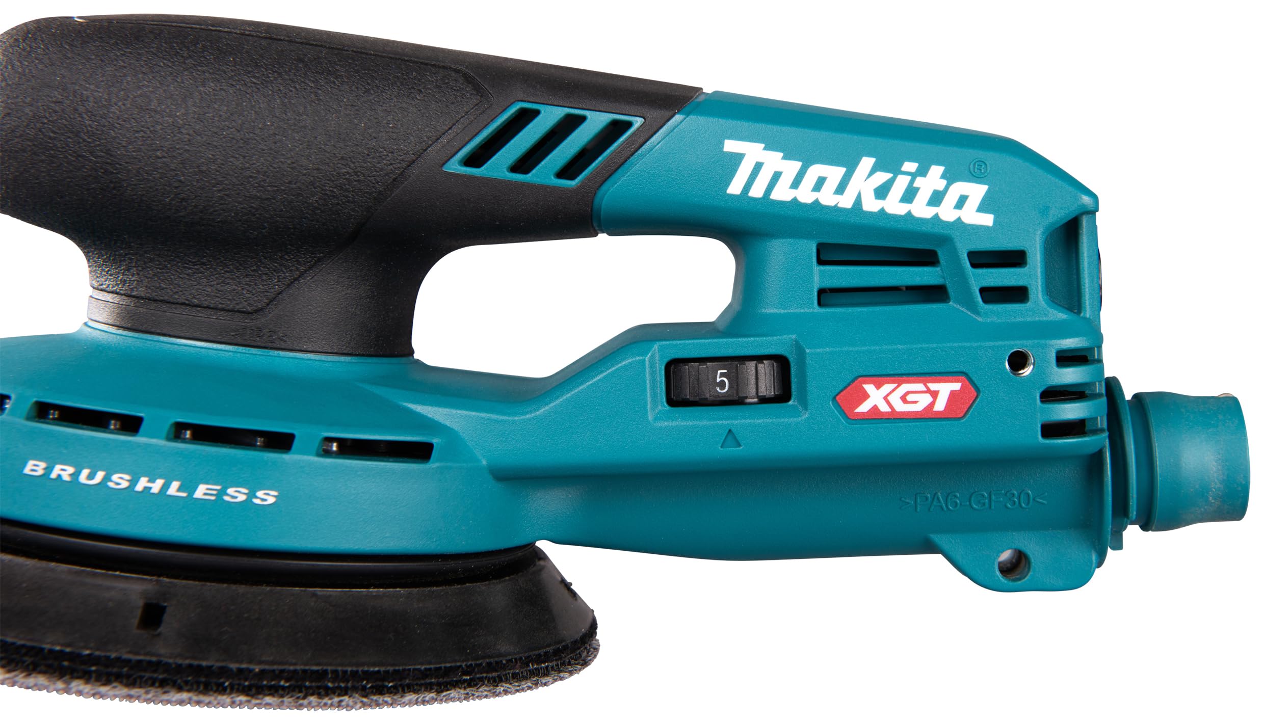 Makita BO003CGZ 40V Max Li-ion XGT 125mm Lijadora orbital aleatoria sin escobillas, baterías y cargador no incluidos