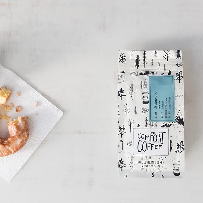 Café Mt. Comfort Coffee El Salvador Tostado Medio en Grano 12 oz miniatura 2