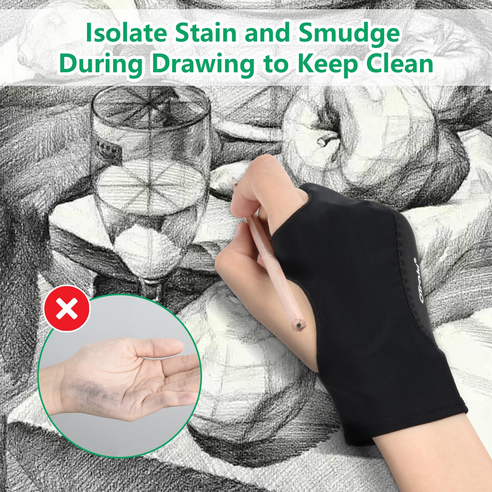 OTraki 4 Pack Artist Glove - Image 3