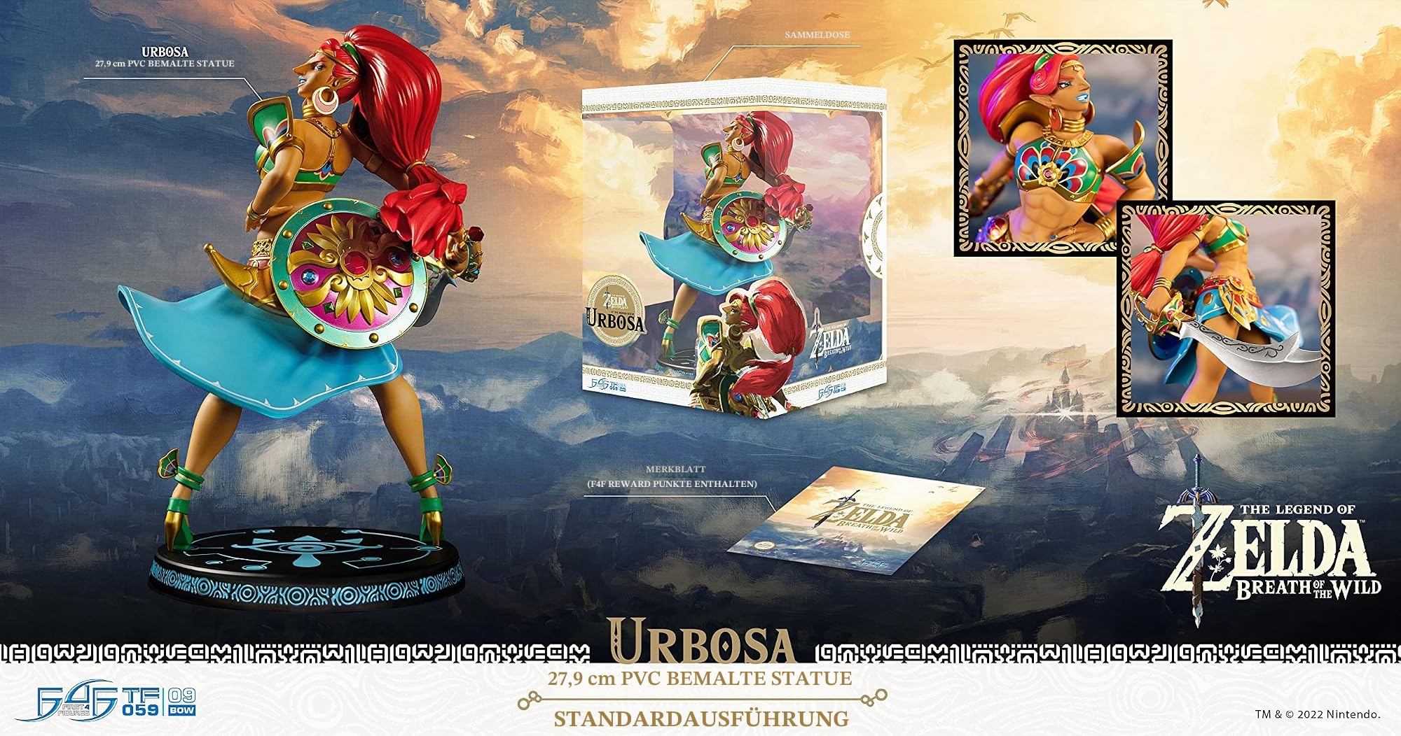 First4Figures - The Legend of Zelda: Breath of The Wild (Urbosa)(Standard) PVC Figurine, 27 cm