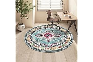 Vaukki Cute Chair Mat for Home & Office Use