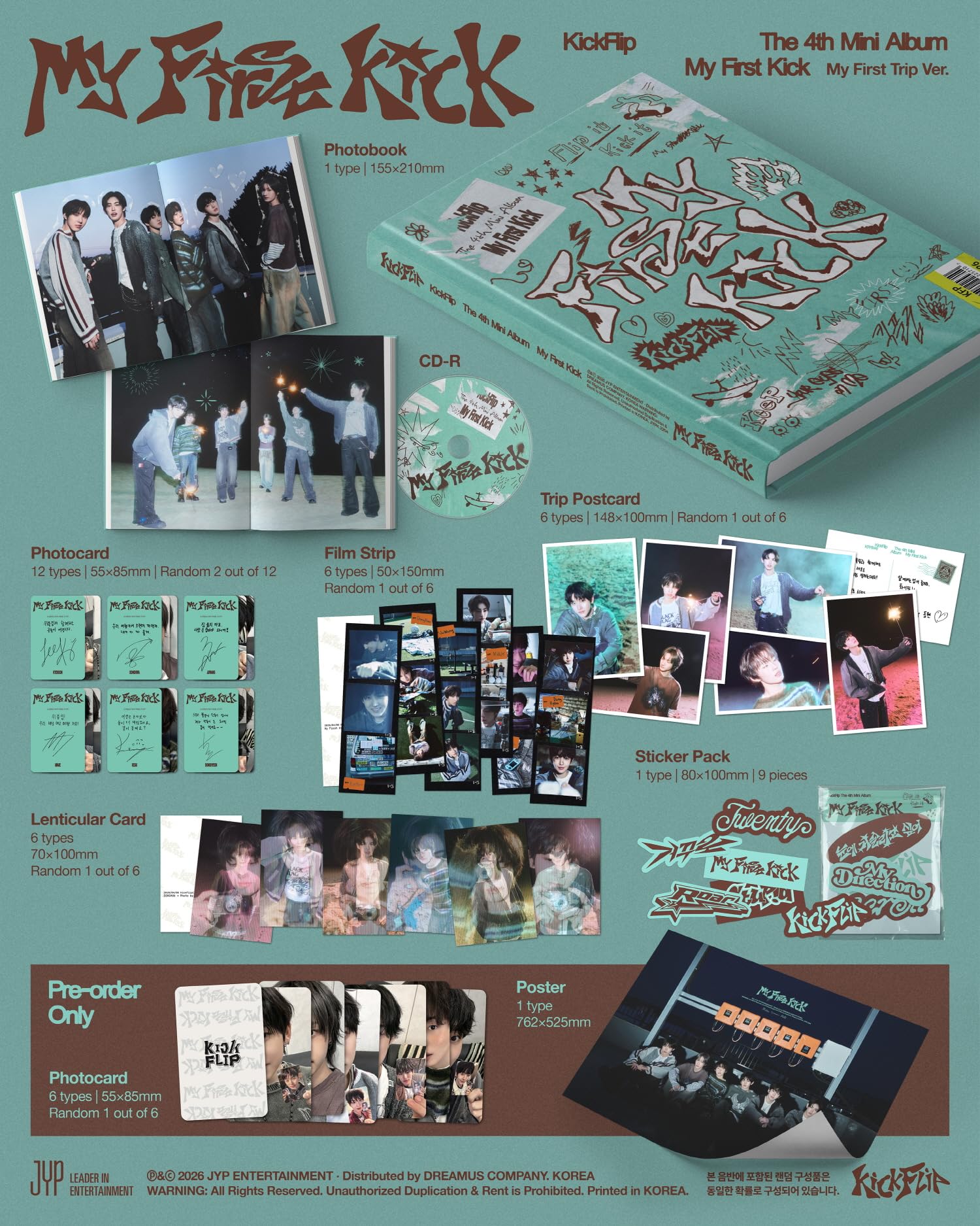 Amazon.co.jp: (Versoin2セット:My First Trip+1Digipack)KickFlip My