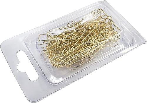 Miniatura 2 de Rosenthal Collection U-Pins, U Shape Jewelry Display Chain Pad Showcase (paquete de 100, dorado)