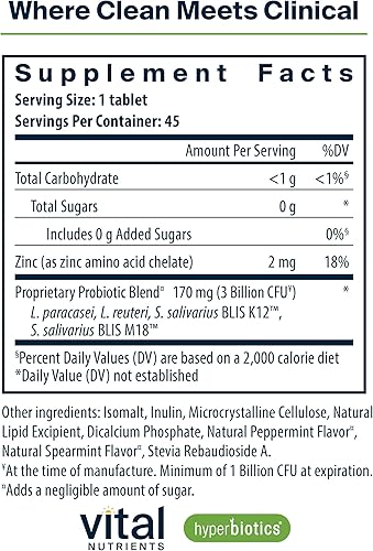 Miniatura 2 de Probióticos PRO-Dental para salud oral y dental combate el mal aliento en su origen las mejores cepas probióticas incluyendo s salivarius BLIS K12y