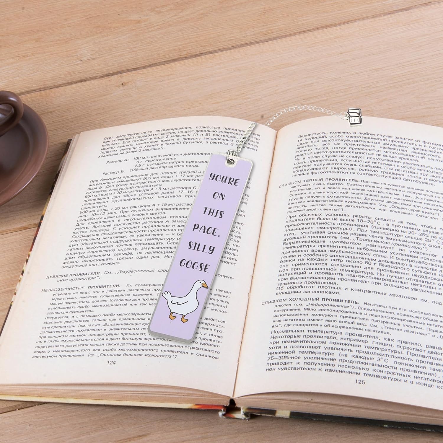 Marspark 6 Pcs Silly Goose Bookmark, Cute Funny Bookmarks for Women Book Lover Metal Silly Goose Book Marks Gift for Bookworm Bookish Reading Club Coworkers Back to School Birthday Present - Image 7