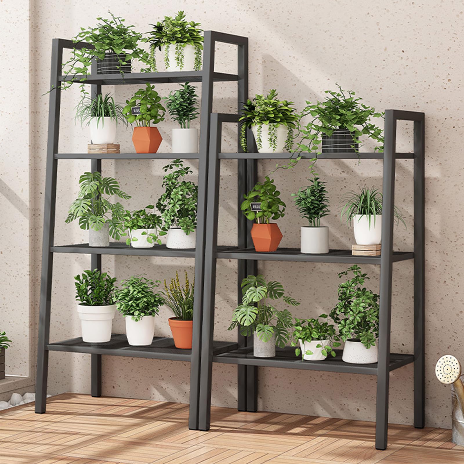 Amazon.co.jp: フラワースタンド 2段 3段 4段 ガーデニング 棚 観葉