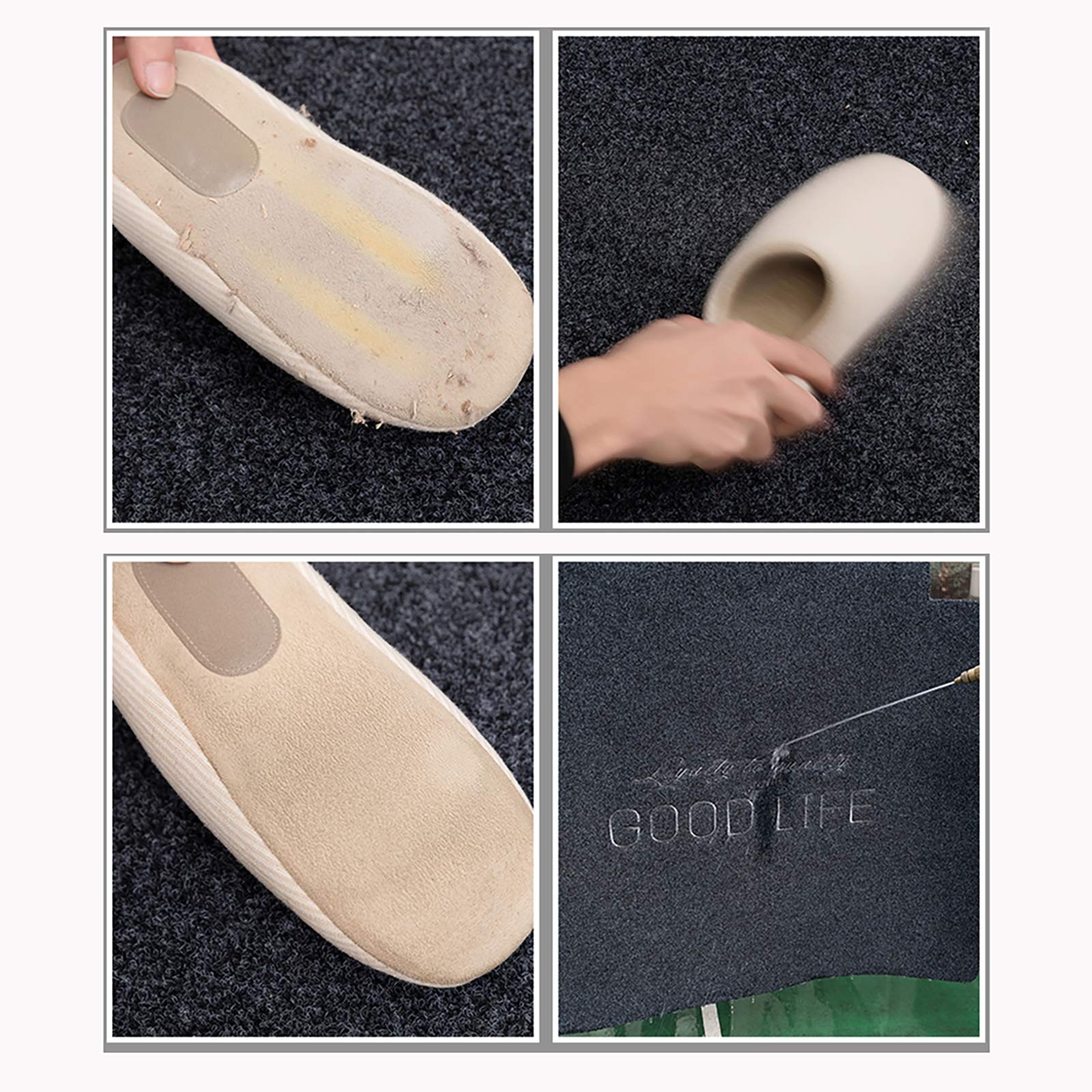 QWEASDF Zerbino Qualsiasi Taglio Porta Tappetino Interni Esterni Tappeto Ingresso Benvenuti Mats Polipropilene Materiale Superficie in Gomma Backing Scarpe Raschietto Alta Zona a Traffico,70cmx140cm