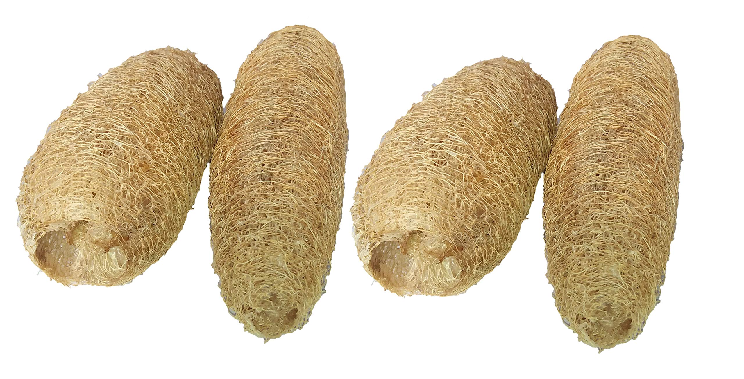 Body scrubber for bathing, biodegradable Loofah (4 No scruber).-picture-55