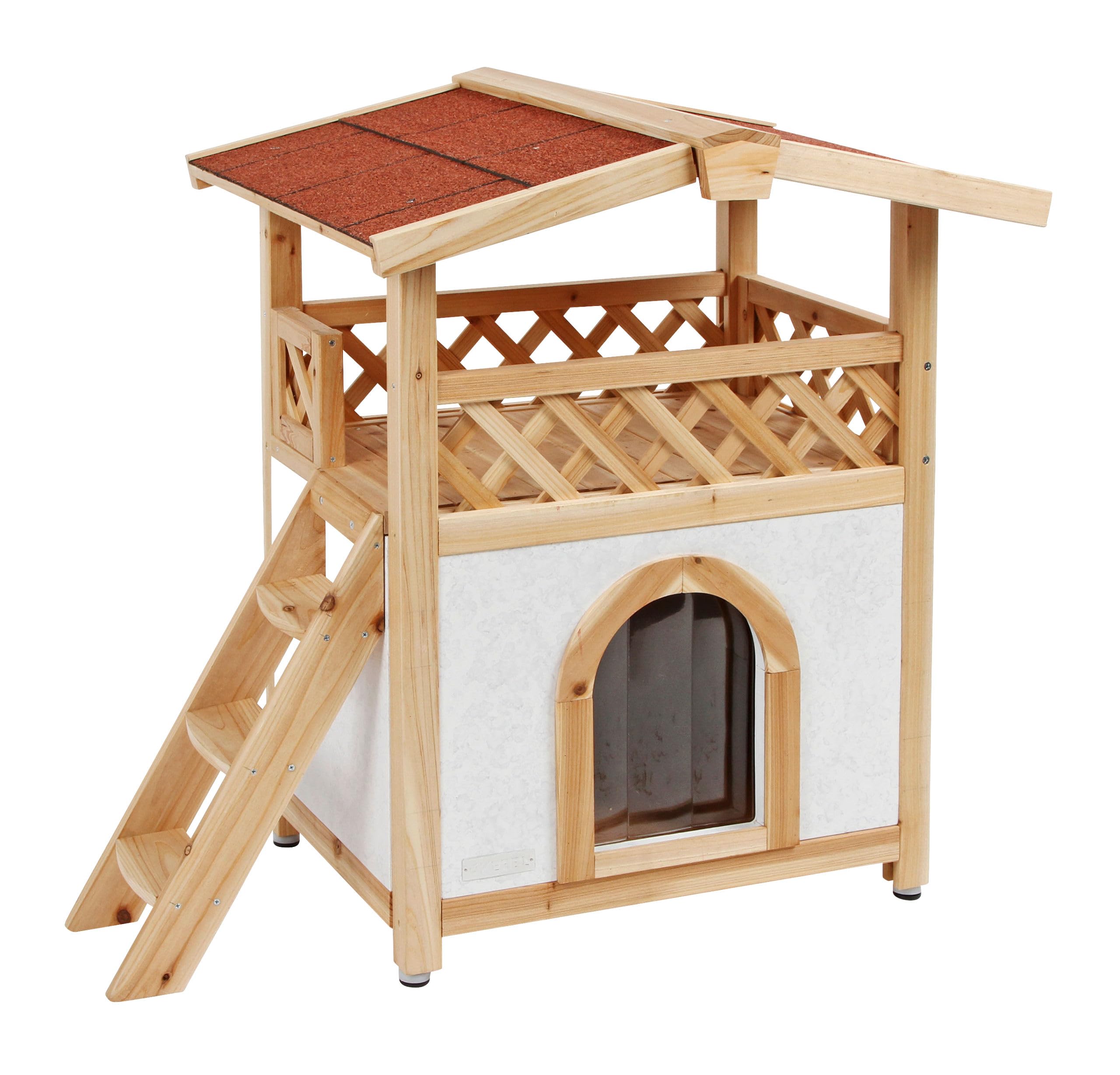 Kerbl - Casa per Gatti, in Stile Tirolese, 57 x 88 cm
