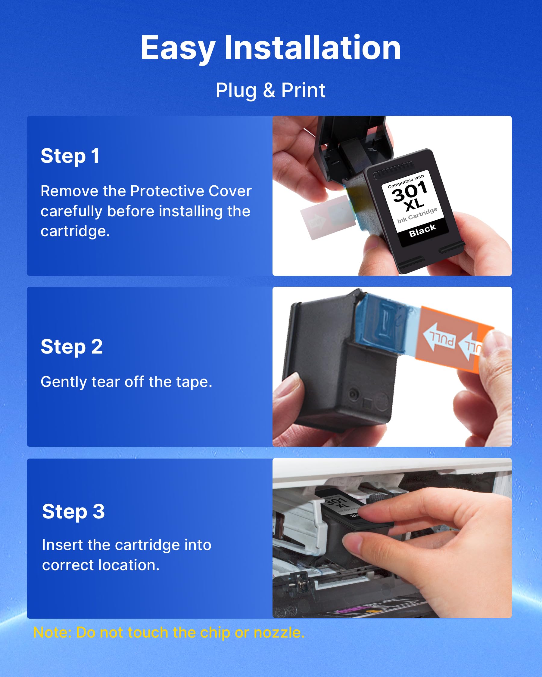 Cartucce HP 302 XL Nero, Confezione Da 2, Alta Resa 600 Pagine, Compatibili Con Envy 4520, OfficeJet 3833, Deskjet 3630 E Altri Modelli