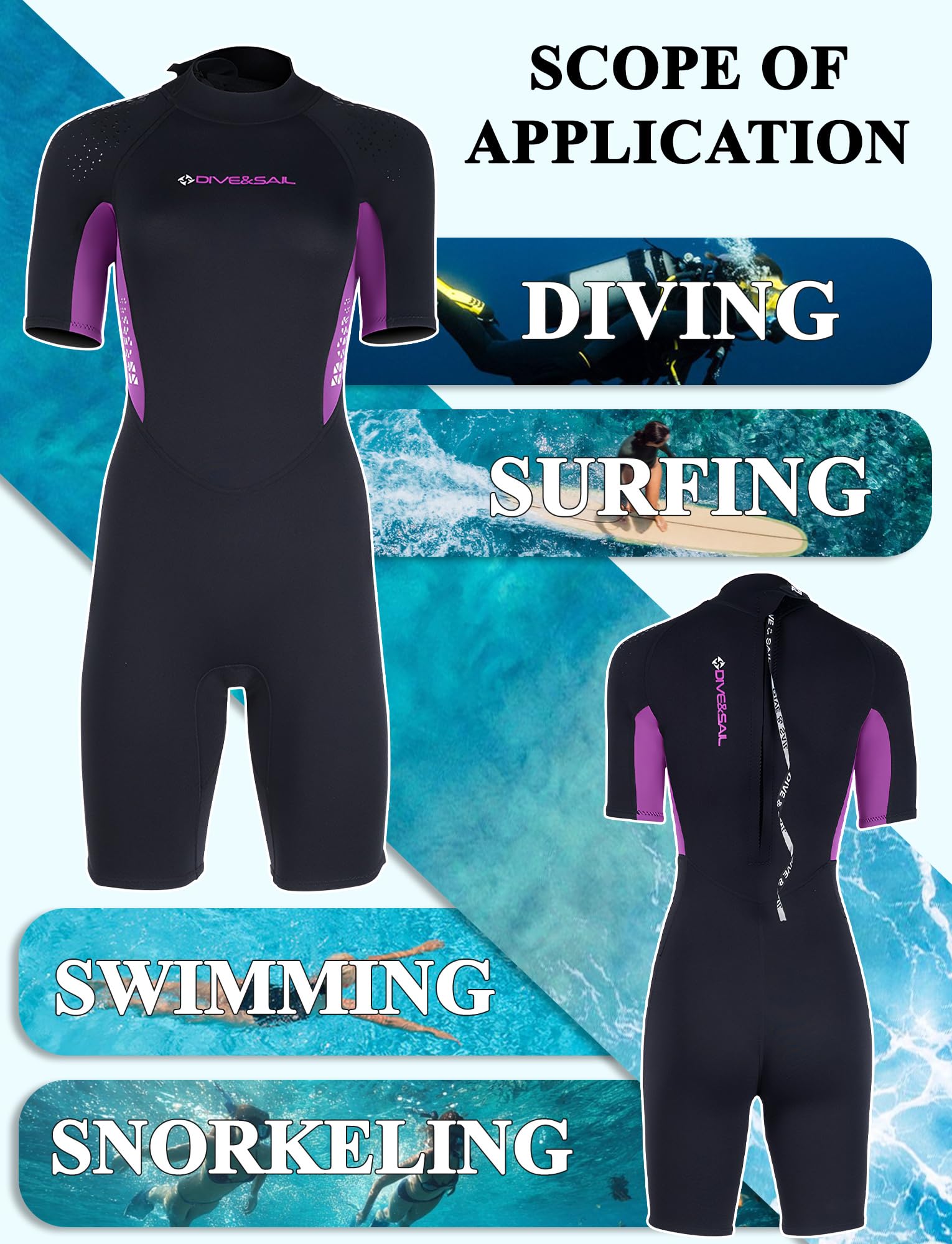 Odzież do nurkowania damska krótka damska szorty Wetsuit 1,5 mm neoprenowe damskie kombinezony neoprenowe damskie kąpielówki surfing xs-2xl