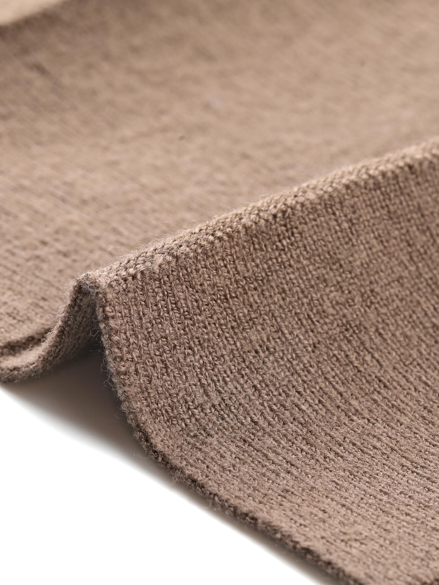 Seta T Gonna a pieghe in maglia da donna, a vita alta, elasticizzata, a trapezio, per l'inverno