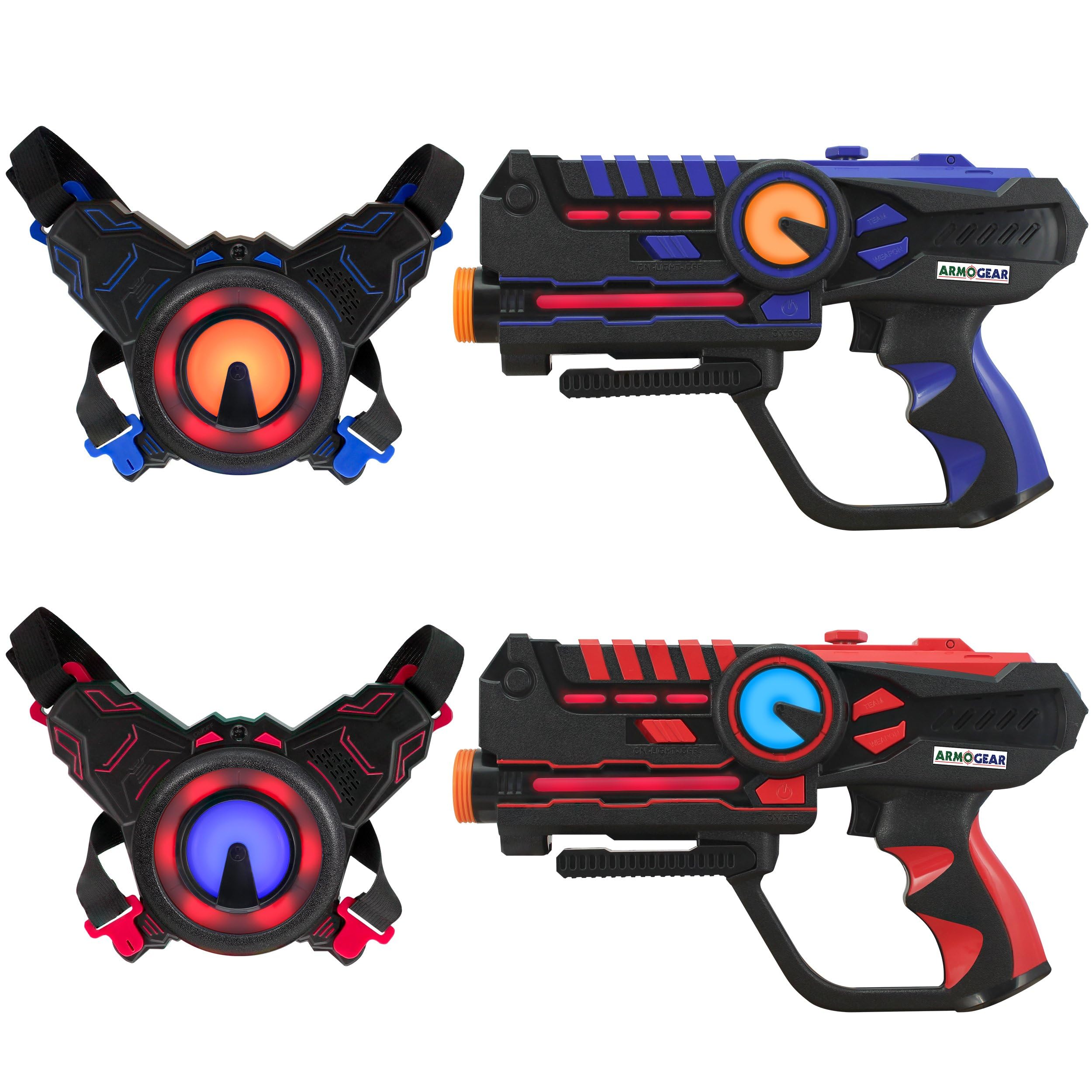 Amazon.co.jp: ArmoGear レーザータグ (2個パック) | レーザータグガン