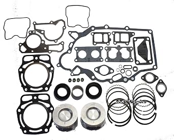 متوافق مع John Deere FD620 & FD661 Engine / Kawasaki Mule 2500، 2510، 2520، 3000، 3010، 3020، 4000، 4010 KAF620 طقم إعادة بناء المحرك مع مكابس وحلقات قياسية