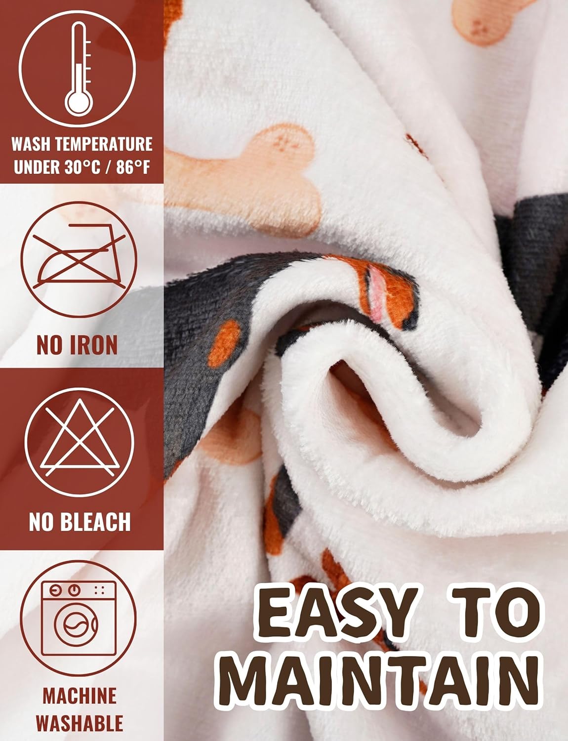 Doberman Pinscher Gifts for Women Men, Blanket Hoodie Gifts for Dog Mom Dog Dad on Birthday, Christmas, One Size - Full Printed Grey - Image 5