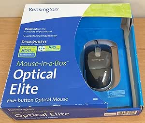 Kensington 72121 Mouse-in-a-Box Optical Elite USB Mouse (PC/Mac)