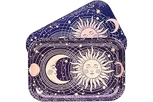 Celestial Mysticism: The Sun Moon Purple Rolling Tray