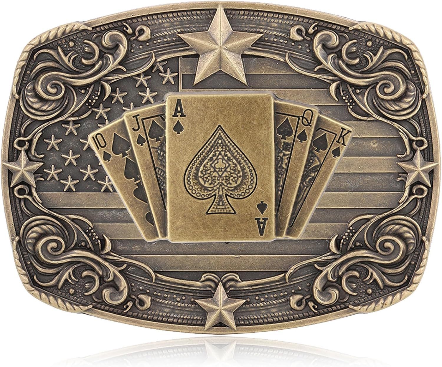 Western Belt Buckles for Men Women Vintage Bohemian Turquoise Longhorn Rodeo Cowboy Belt Buckle Cowboy Gifts for Women