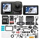 Osmo Action 4 Camera Standard Combo - Waterproof Action Camera with 4K UHD Video, 1/1.3