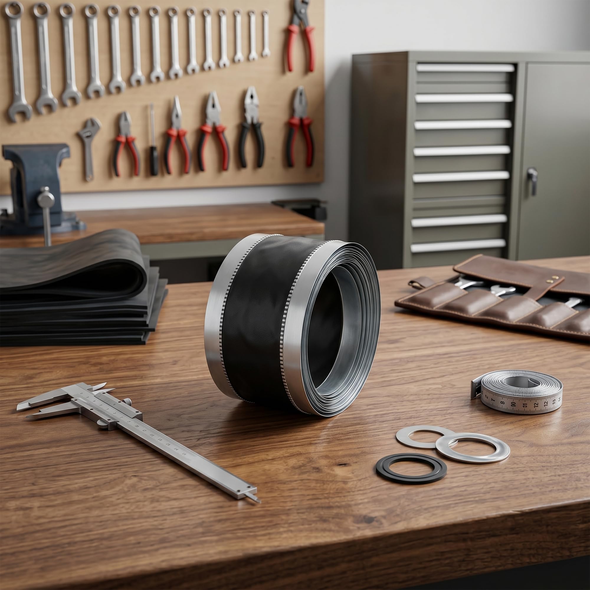 bimiti Flexibler Vinylkanalverbinder 15,2 x 15,2 m für Trockner, Dunstabzugshauben, HVAC-Lüftungsleitungen und Haushaltsbelüftung – flexibles, langlebiges Design für einfache Installation