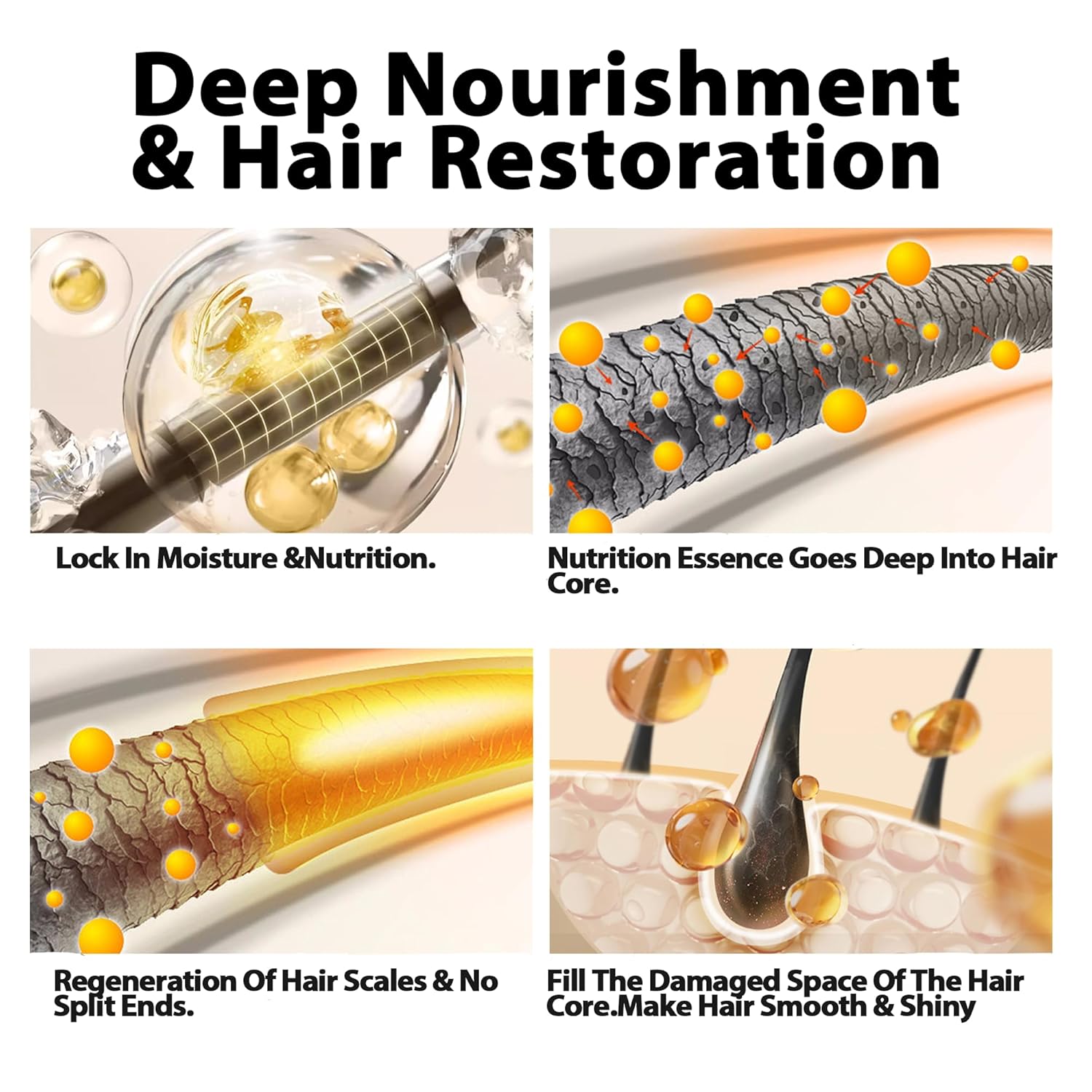 Batana Oil Shampoo and Conditioner Set - for Hair Growth,Thickening & Hydration,Sulfate Free - Fights Hair Loss & Clarifies Scalp -Root Activator Shampoo for Men (6.8 Fl Oz×2) - Image 3