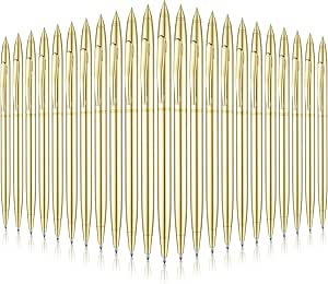 Umorismo 10 PCS Metal Ballpoint Pens,Retractable Slim Ballpoint - View #10