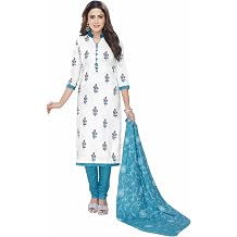 Miraan Womens Cotton Printed Readymade Salwar Suit