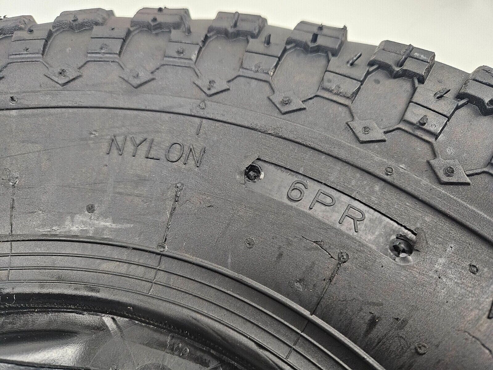 2 x Schubkarren Schlauch mit Mantel 4.80/4.00-8 Schubkarrenrad Ersatz-Rad | 6PR / 6 lagig, für Schubkarre Reifen Luftrad max. 268 kg Belastung