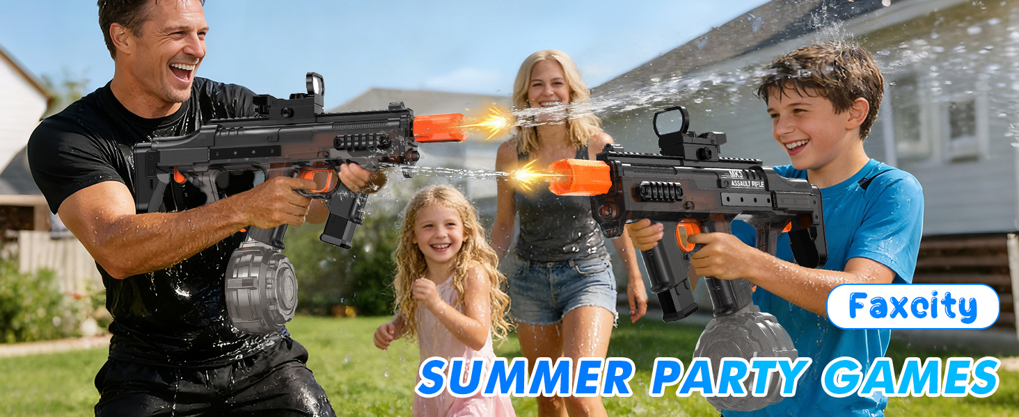 Amazon.com: Electric Water Gun for Adults Kids, Automatic Squirt