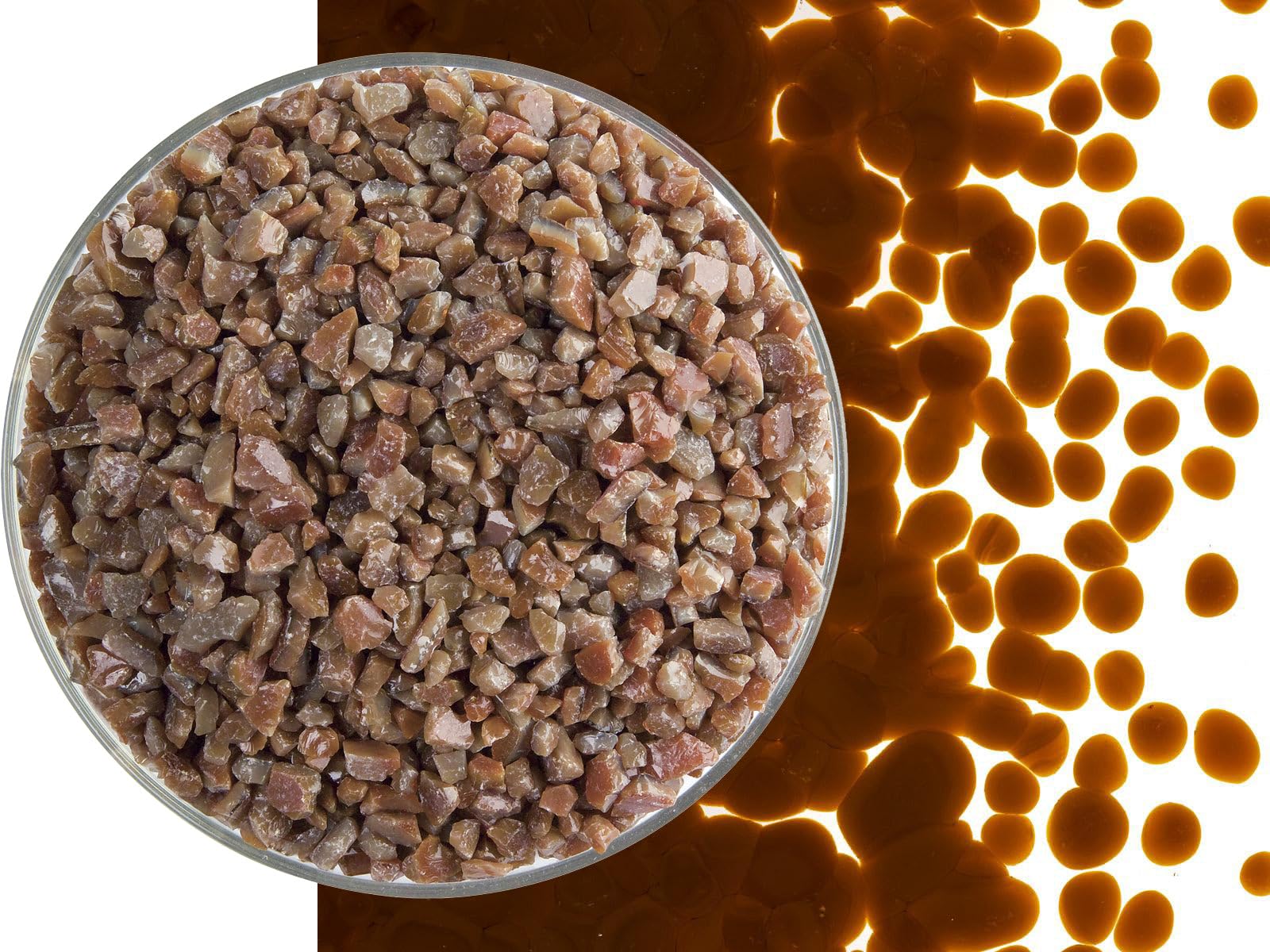 Umber Glass Frit Coarse Bullseye COE 90 Fusible- 4 Ounces-image-21