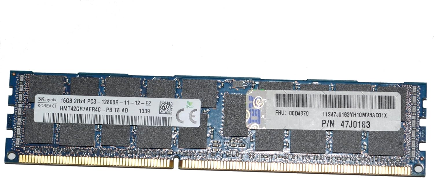 HYNIX 16GB DDR3 1866MHz PC3-14900 CL13 ECC REGISTERED x72 DUAL RANK 1 ...