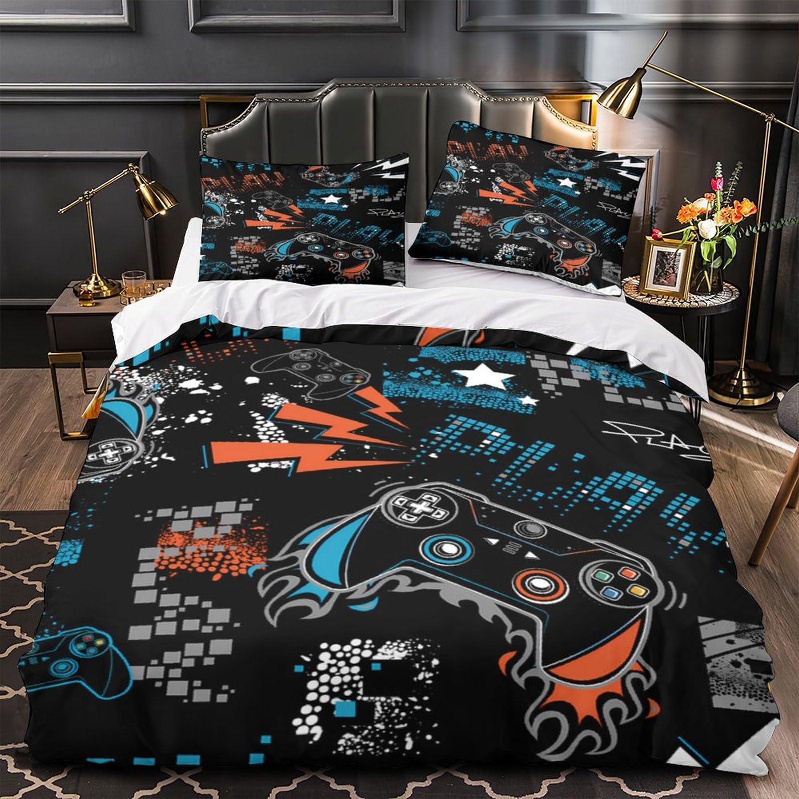 Housse de couette microfibres Koala dormant 220x240cm pour lit enfant King size