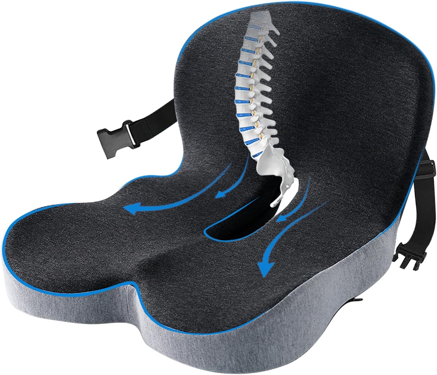 Back and Seat Cushion for Office Chair