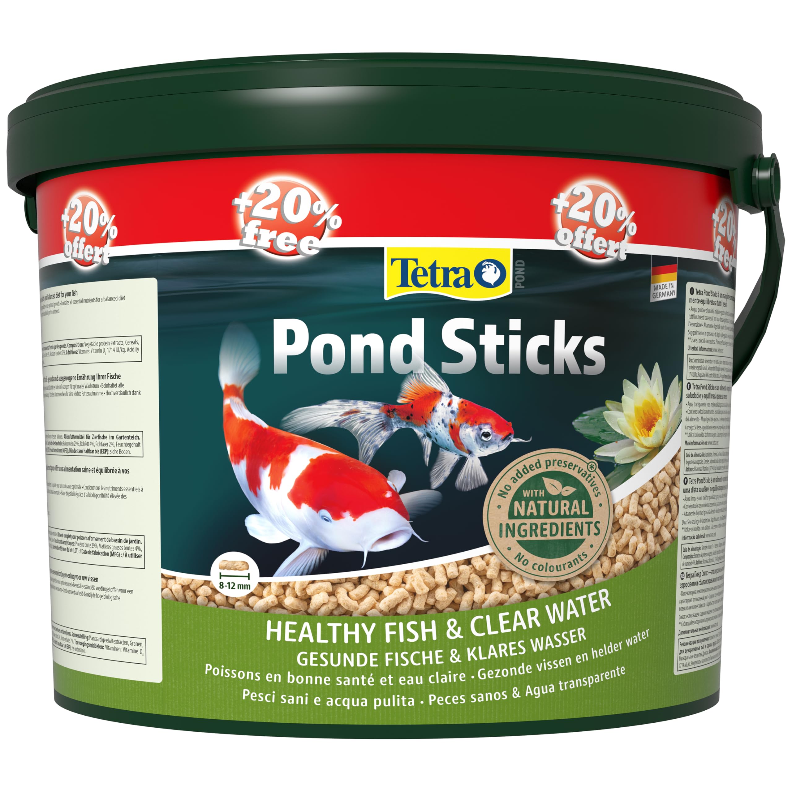 Tetra Pond Sticks Complete 10l + 20% Free