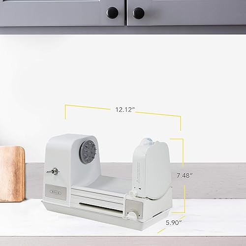 Miniatura 7 de BELLA Espiralizador y rebanador eléctrico automático 4 en 1, prepara rápidamente espaguetis saludables de verduras o frutas, fideos o cintas, fácil