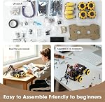 Robotics for Kids Ages 8-12, ACEBOTT Smart Robot Arm Car Kit with 5DOF, STEM Toys for Boys Age 8-12, ESP32 Arduino/Python Coding, App & Remote Control, STEM Gift for Teens & Adults
