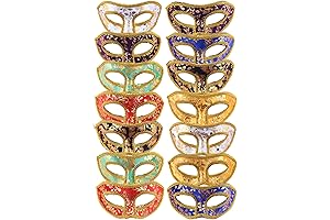 Frigatebird Masquerade Half Face Masks (14 Pack)