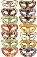 Vista 1 de Máscaras vintage para mascarada, máscaras de Mardi Gras, máscaras venecianas, unisex