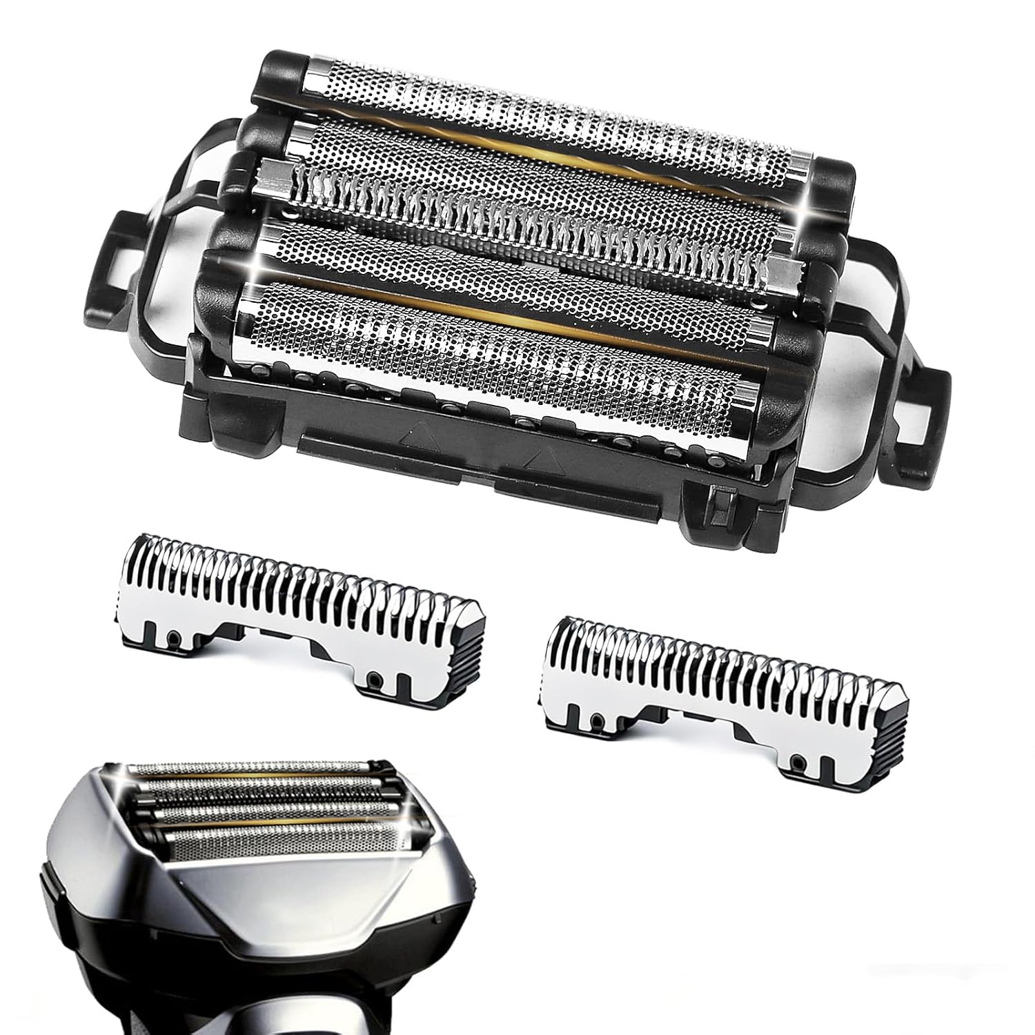 Arc 5 Blades Replacement Heads with Outer Foil and Inner Blade, WES9032 Shaver Replacement Heads for Arc 5 ES-LV97 ES-LV95 ES-LV65 ES-LV67 Electric Shaver.