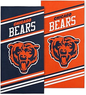 NORTHWEST NFL Sprung Beach Towels 2PK 30X60, Chicago Bears