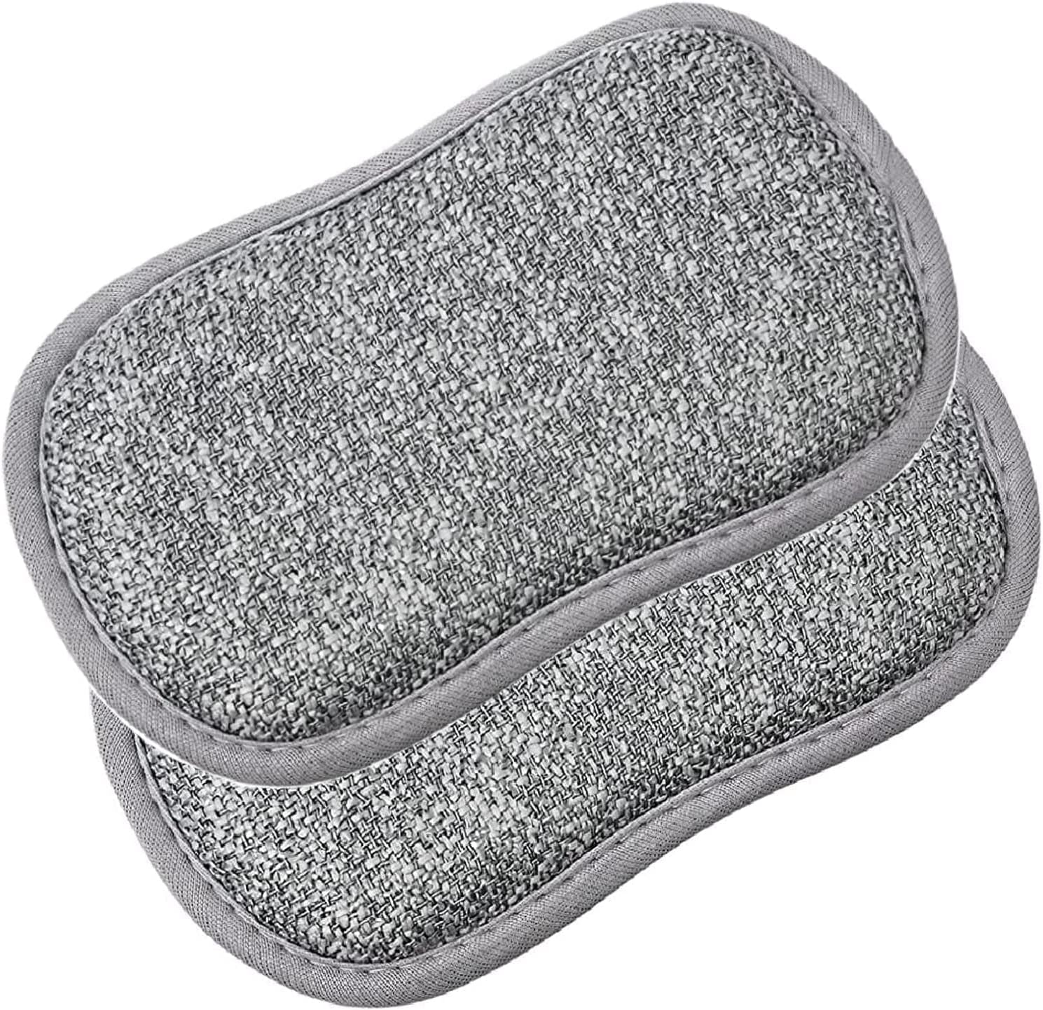 Orbit House Multi-Purpose Scrub Sponges for Kitchen Non-Scratch Microfiber Sponge Along with Heavy Duty Scouring Power - Effortless Cleaning of Dishes, Pots and Pans All at Once