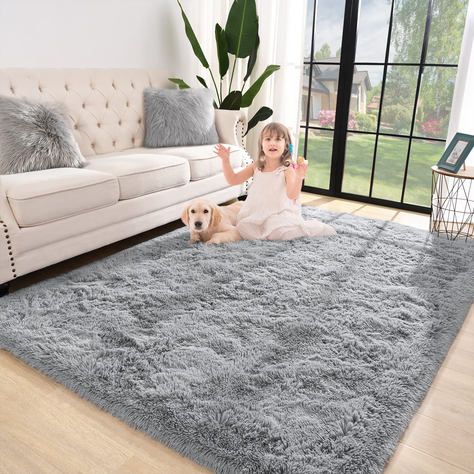 Super Soft Shaggy Rug Grey for sale Mesa, AZ Nellis Auction