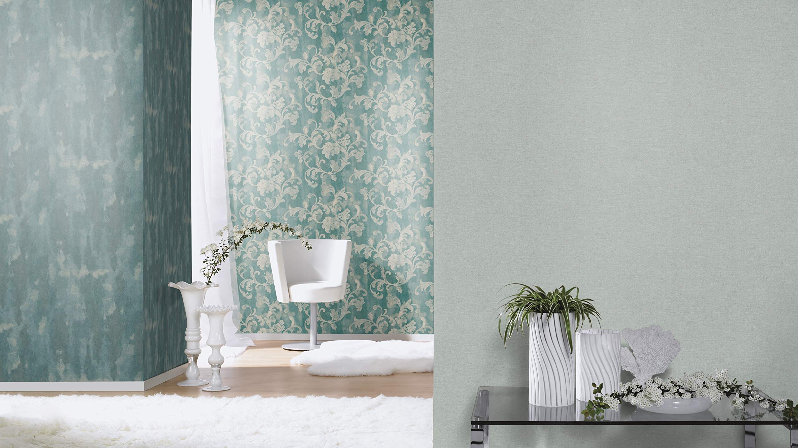 RASCH Vliesbehang 449822 Country Charme effen grijs kopen RASCH Vliesbehang 449822 Country Charme effen grijs kopen